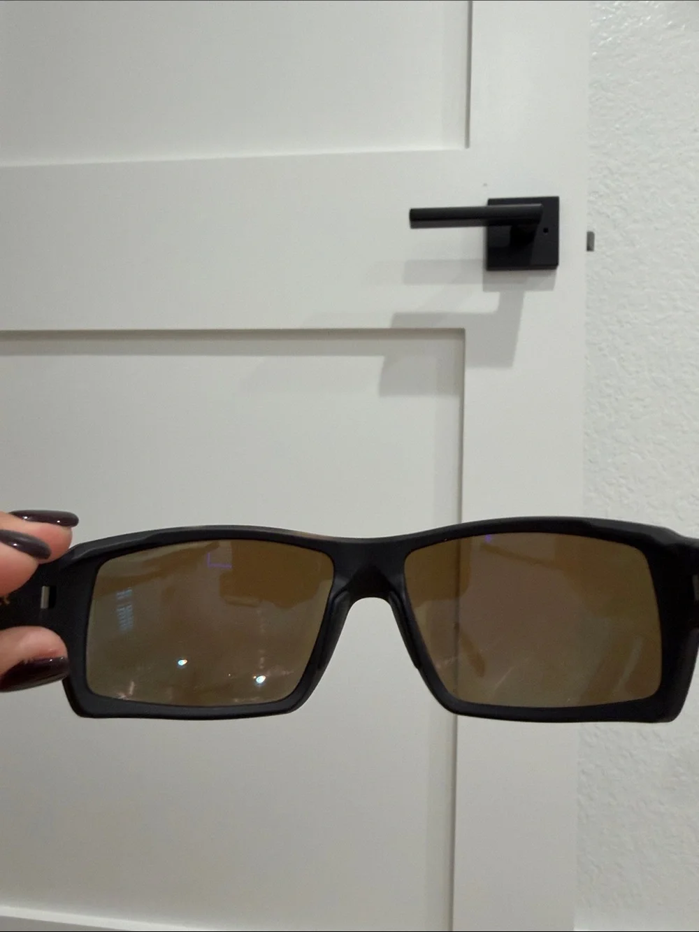 SMITH Black Frame Sunglasses with Brown/Tinted Lenses